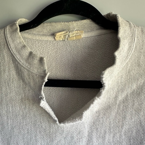 Vintage champion unisex destroyed sweatshirt - Picture 7 of 7